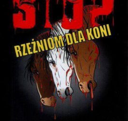 plakat stop rzeźniom dla koni