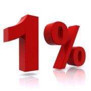 1 procent